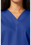 Galaxy Blue - Women's V-Neck Scrub Top (View 2)