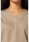 khaki - V-Neck Top (View 2)