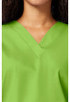 Lime Green - Women's V-Neck Scrub Top (View 2)