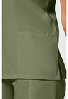 olive - V-Neck Top (View 4)