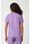 Orchid - Cherokee WW Originals Women Scrub Top - Back View