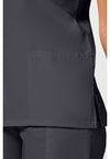 Pewter - Women's V-Neck Scrub Top (View 4)