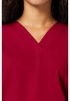 red - V-Neck Top (View 2)