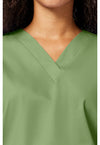 Sage Green - Women's V-Neck Scrub Top (View 2)