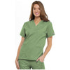 sage green - V-Neck Top