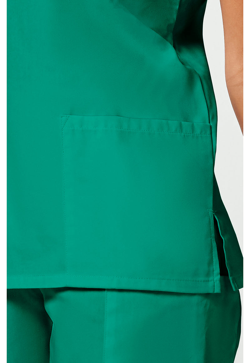 Surgical Green - Women's V-Neck Scrub Top (View 4)