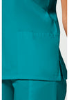 Teal Blue - Women's V-Neck Scrub Top (View 4)
