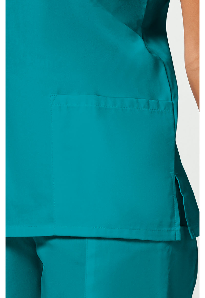 teal blue - V-Neck Top (View 4)