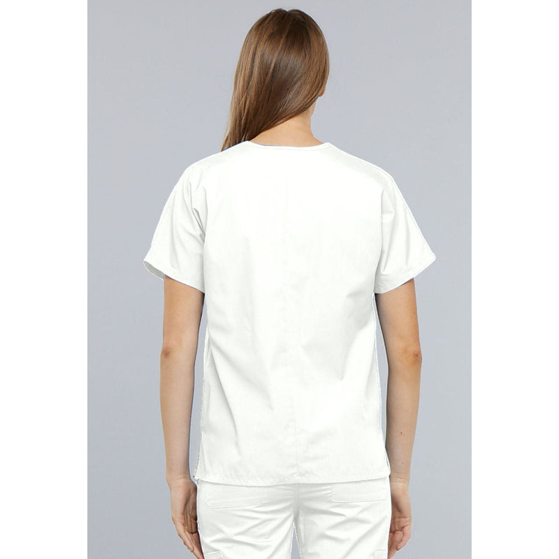white - V-Neck Top
