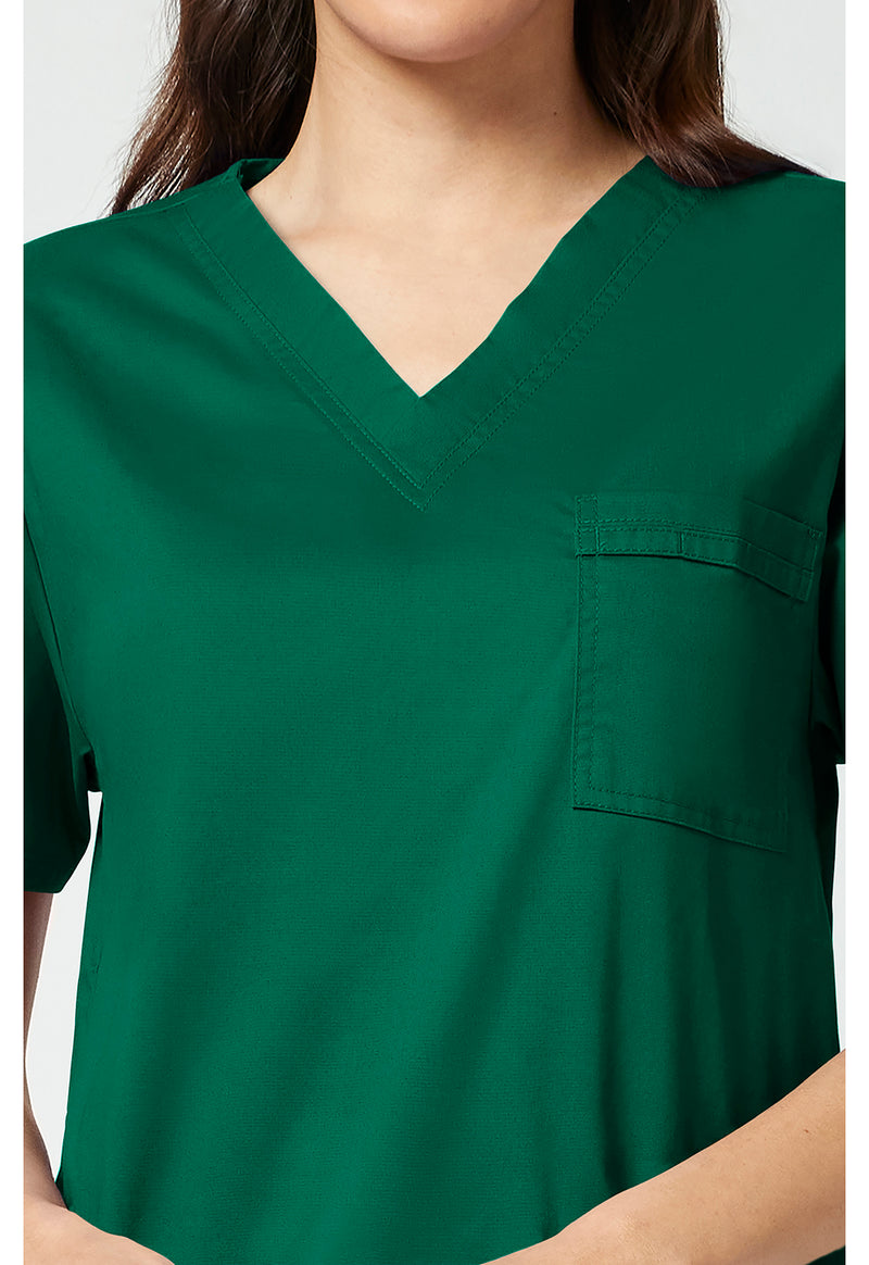 hunter green - Unisex V-Neck Top (View 2)