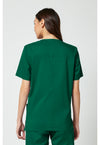 hunter green - Unisex V-Neck Top (Back)