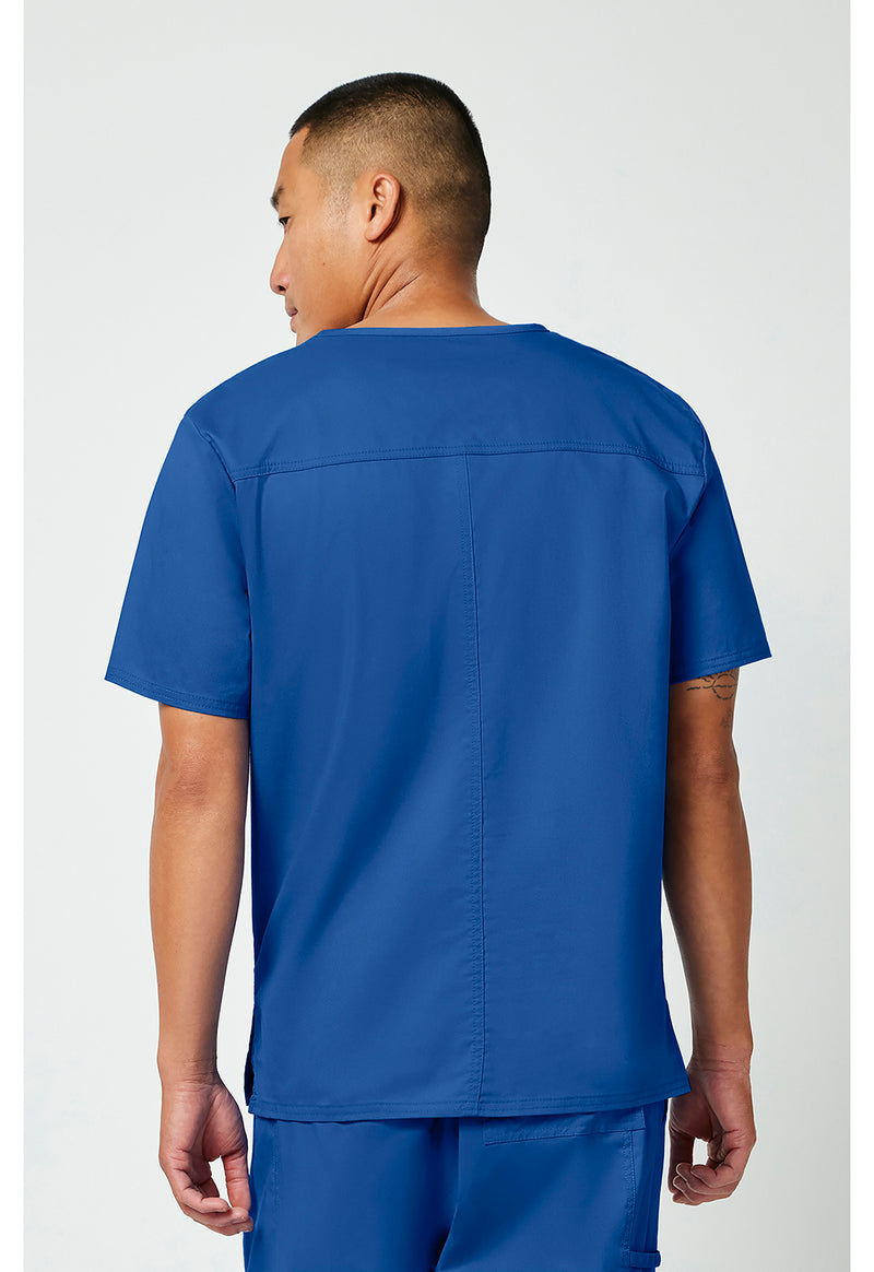 royal - Unisex V-Neck Top (Back)