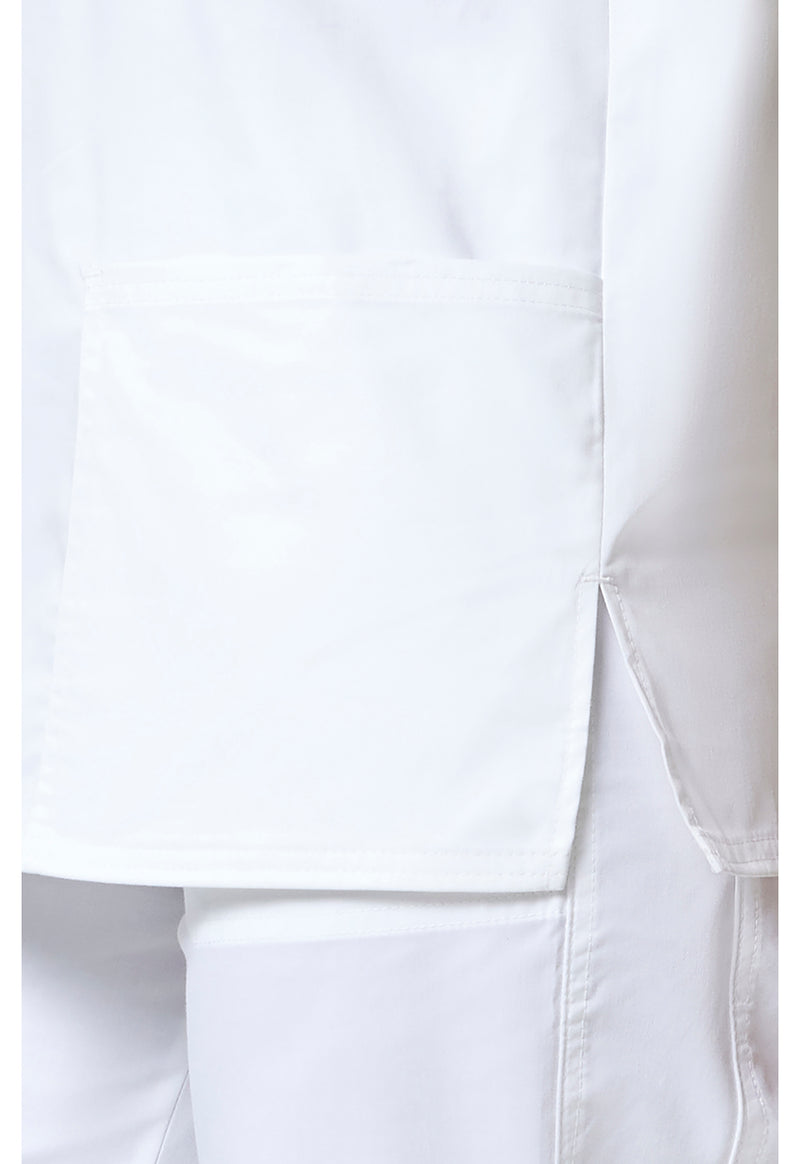 white - Unisex V-Neck Top (View 4)