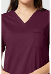 wine - Unisex V-Neck Top (View 2)