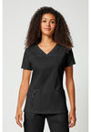Black - V-Neck Top