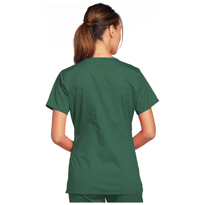 hunter green - V-Neck Top