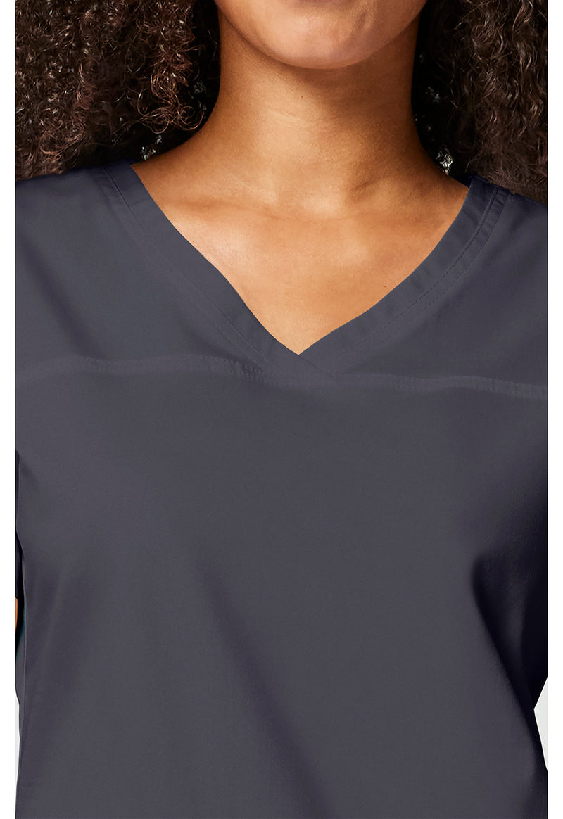 Pewter - V-Neck Top (View 2)