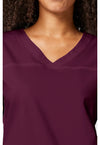 Wine - V-Neck Top (View 2)