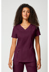 Wine - V-Neck Top