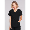 black - Mock Wrap Top