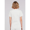 white - Mock Wrap Top