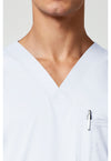 white - Men's Tuckable V-Neck Top (View 2)