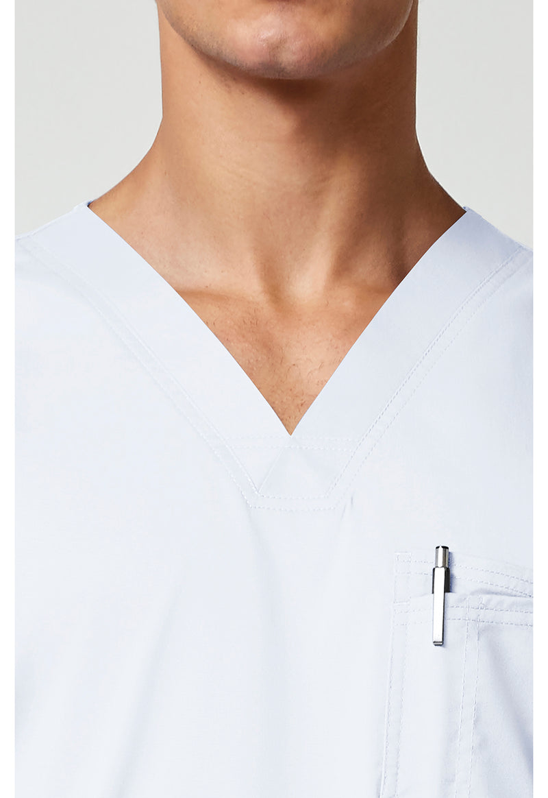 white - Men's Tuckable V-Neck Top (View 2)