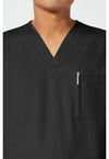 Black - Unisex V-Neck Tunic (View 2)