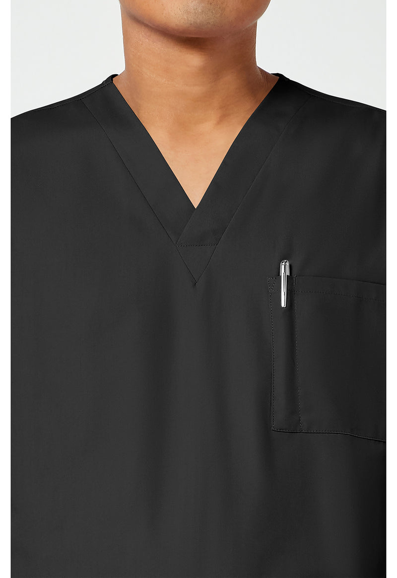 Black - Unisex V-Neck Tunic (View 2)