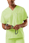 Celadon - Cherokee WW Originals Unisex Scrub Top - Front View