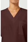 Chocolate - Unisex V-Neck Tunic (View 2)