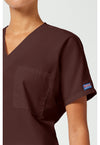 Chocolate - Unisex V-Neck Tunic (View 3)