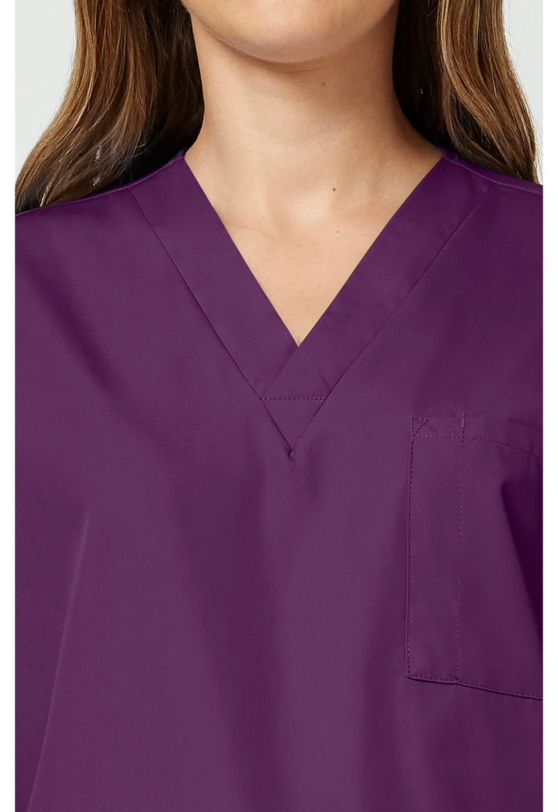 Eggplant - Unisex V-Neck Tunic (View 2)