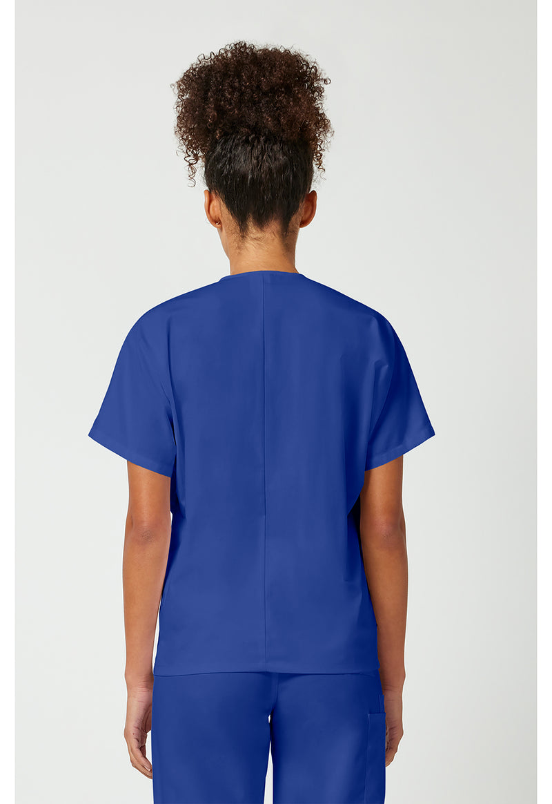 Galaxy Blue - Cherokee WW Originals Unisex Scrub Top - Back View