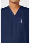 Navy - Unisex V-Neck Tunic (View 2)