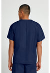 Navy - Cherokee WW Originals Unisex Scrub Top - Back View