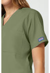Olive - Unisex V-Neck Tunic (View 2)