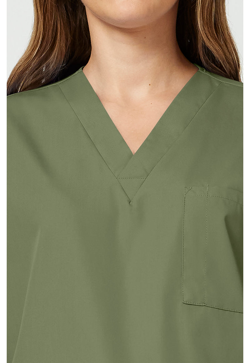 Olive - Unisex V-Neck Tunic (View 3)