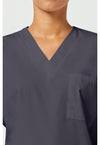 Pewter - Unisex V-Neck Tunic (View 2)