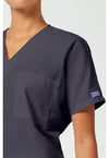 Pewter - Unisex V-Neck Tunic (View 3)