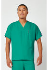 Surgical Green - Cherokee WW Originals Unisex Scrub Top - Front View