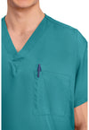 Teal Blue - Unisex V-Neck Tunic (View 3)