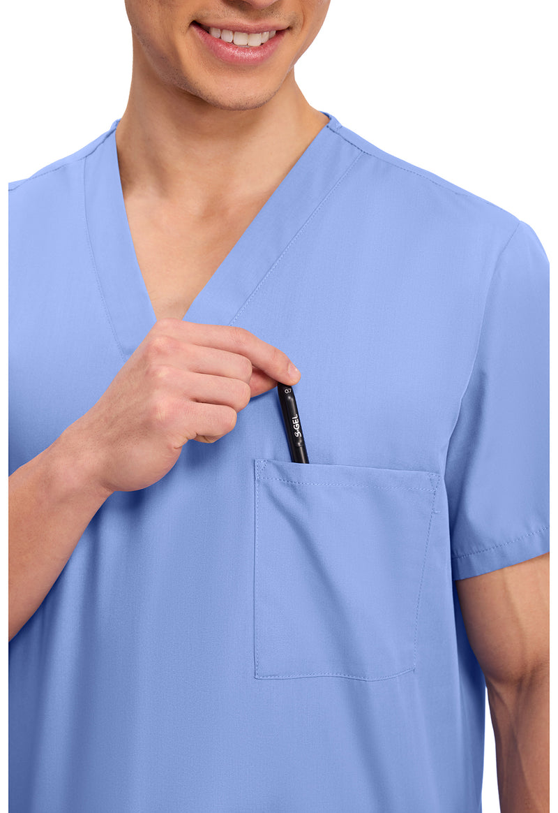 Ciel - Unisex V-Neck Scrub Top (View 2)