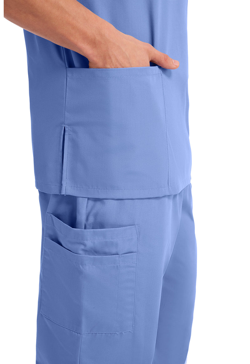 Ciel - Unisex V-Neck Scrub Top (View 3)