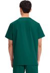 Hunter Green - Cherokee WW Originals Unisex Scrub Top - Back View