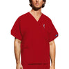 red - Unisex V-Neck Top