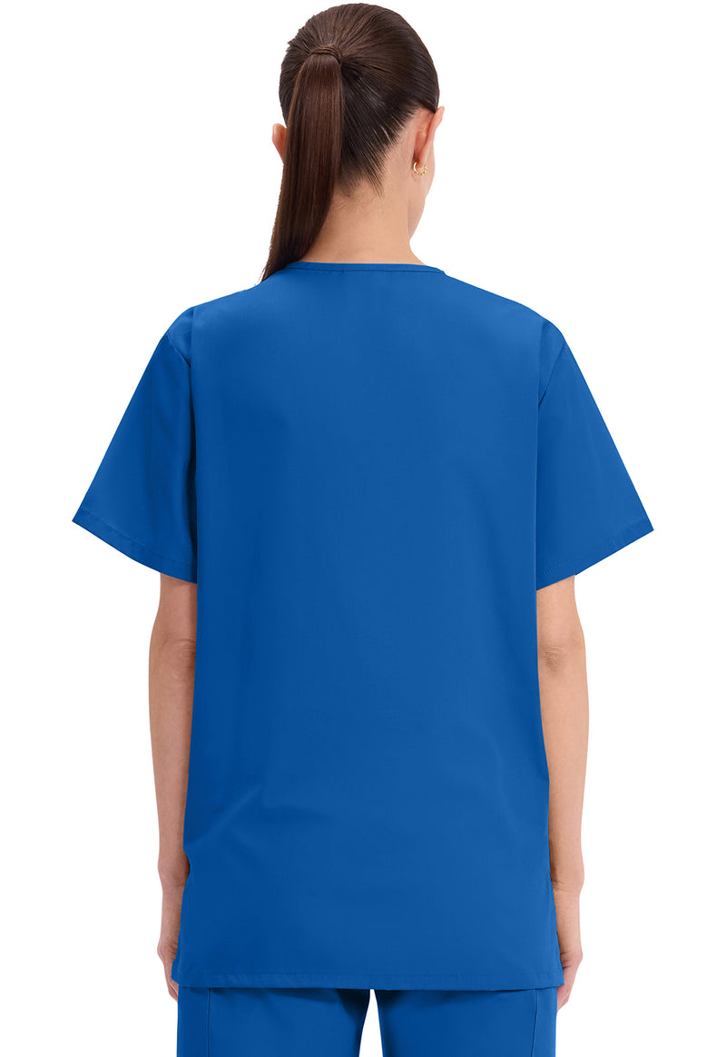 Royal - Cherokee WW Originals Unisex Scrub Top - Back View