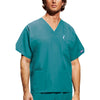 teal blue - Unisex V-Neck Top