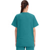 teal blue - Unisex V-Neck Top