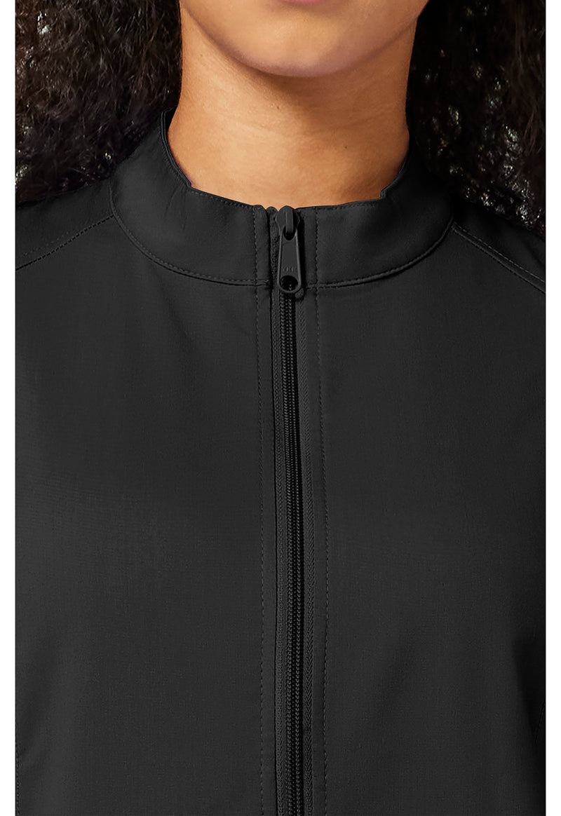 BLACK - Women's Dakota Scrub Jacket (View 2)